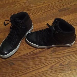 Black Adidas High Tops